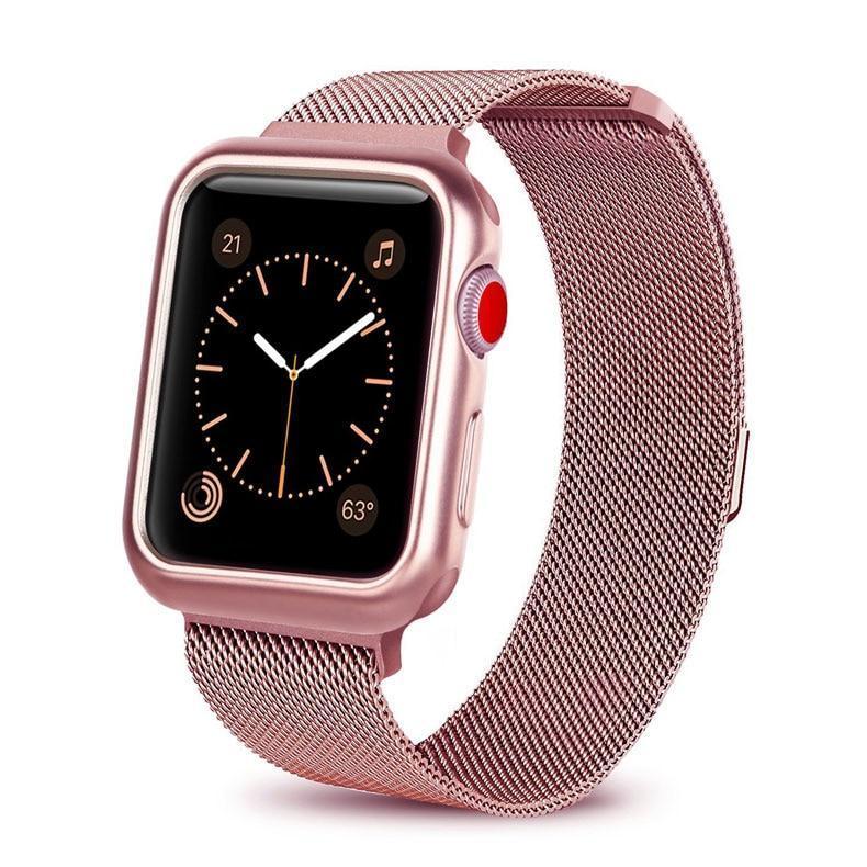 Pulseira com Case Milanese para Apple Watch 38/42mm
